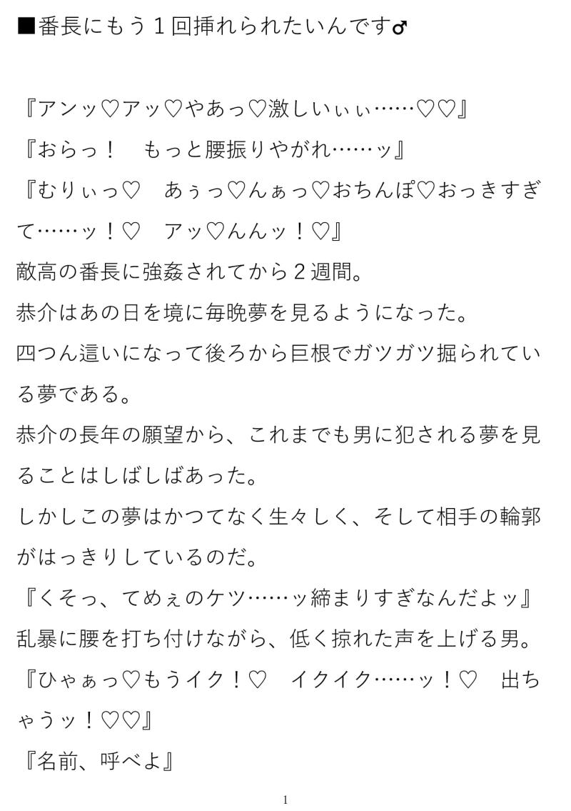 「便所と野外で挿れられたいんです♂」のサンプル画像2