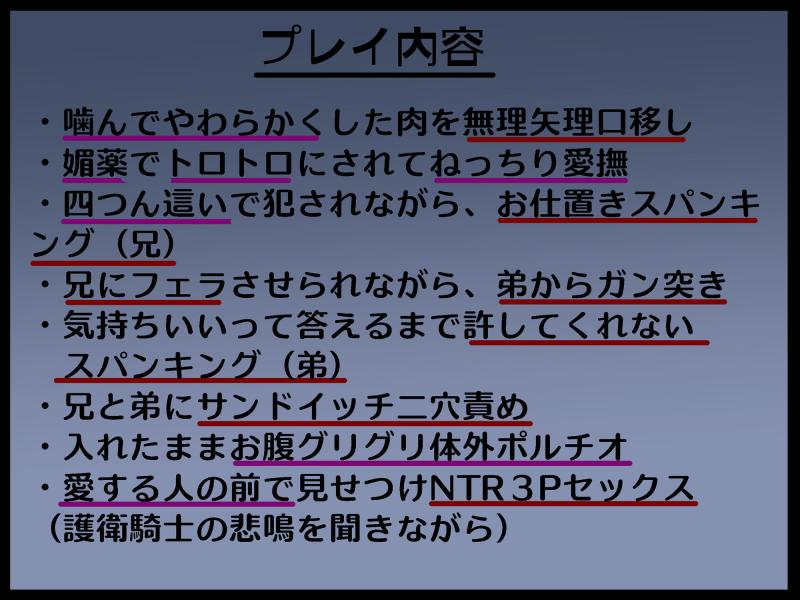 「蛮族の花嫁～墜ちた姫君～【繁体中国語脚本付き】」のサンプル画像2