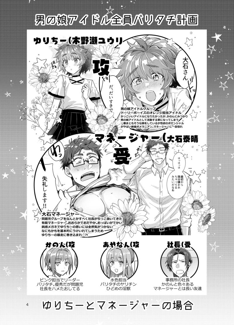 「男の娘アイドル全員バリタチ計画vol3」のサンプル画像2